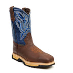 Texas Country Bota Trabajo TC Texas Country - Dark Tan Work Boots - Steel Toe (E1700)