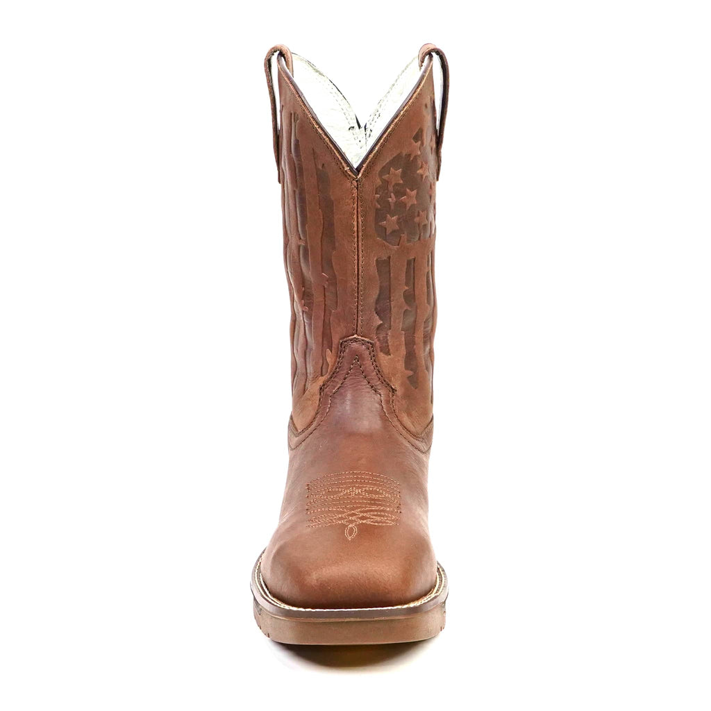Texas Country - Chocolate Brown Work Boot - Composite Toe (TC005) - Gomez Western Wear