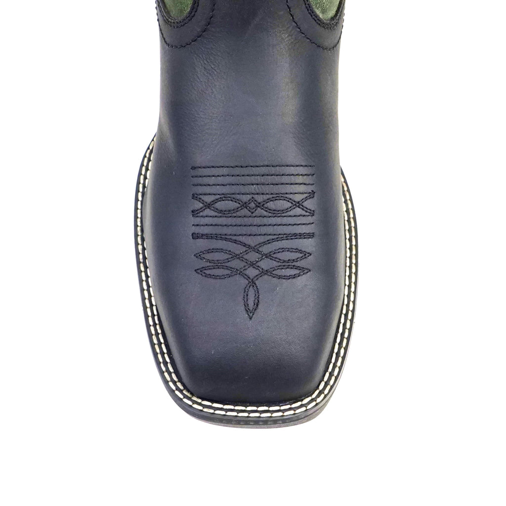 Texas Country - Green & Black Work Boots - Composite Toe (TC008) - Gomez Western Wear
