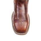 Texas Country - Orange &amp; Brown Work Boots - Composite Toe (TC009) - Gomez Western Wear