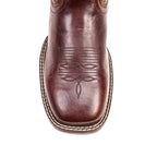 Texas Country - Orange & Brown Work Boots - Soft Toe (TC009) - Gomez Western Wear