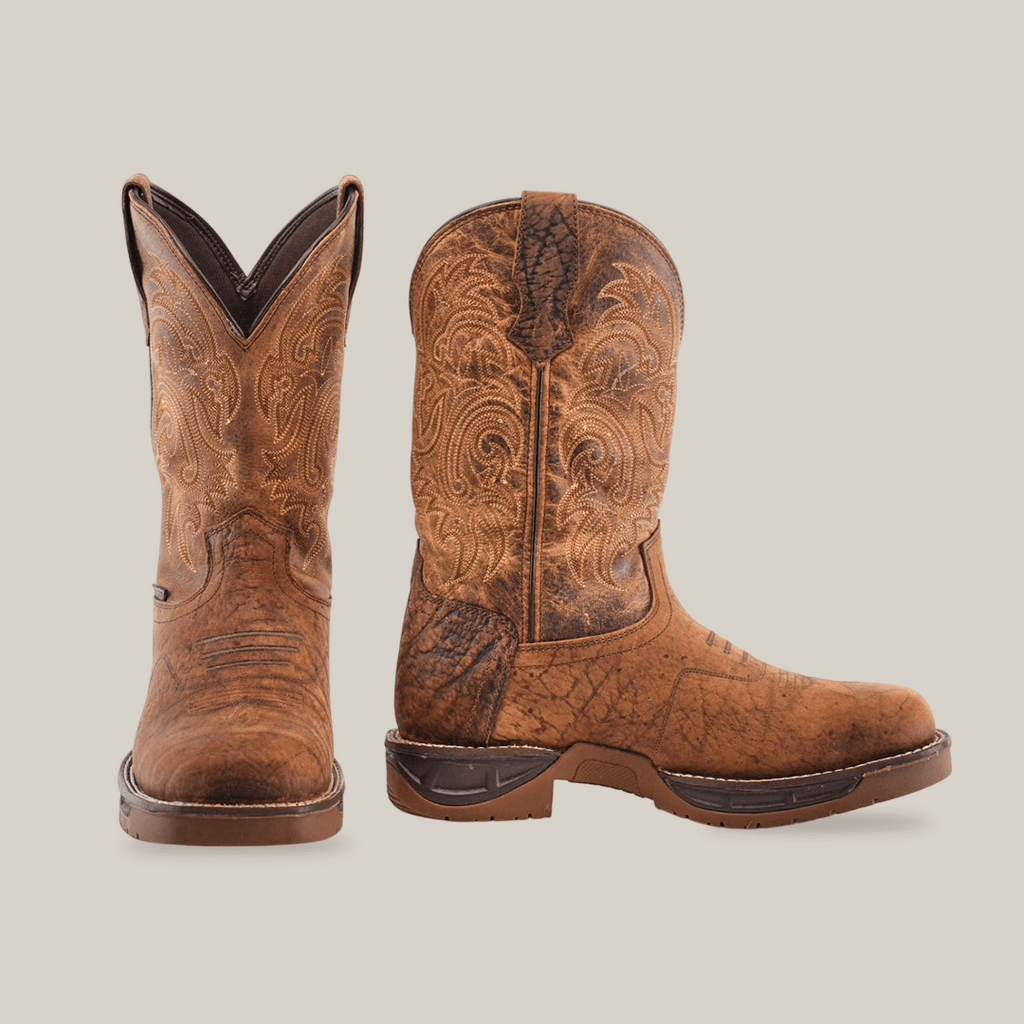 Texas Country - Tan Brown Work Boots - Composite Toe (241447) - Gomez Western Wear