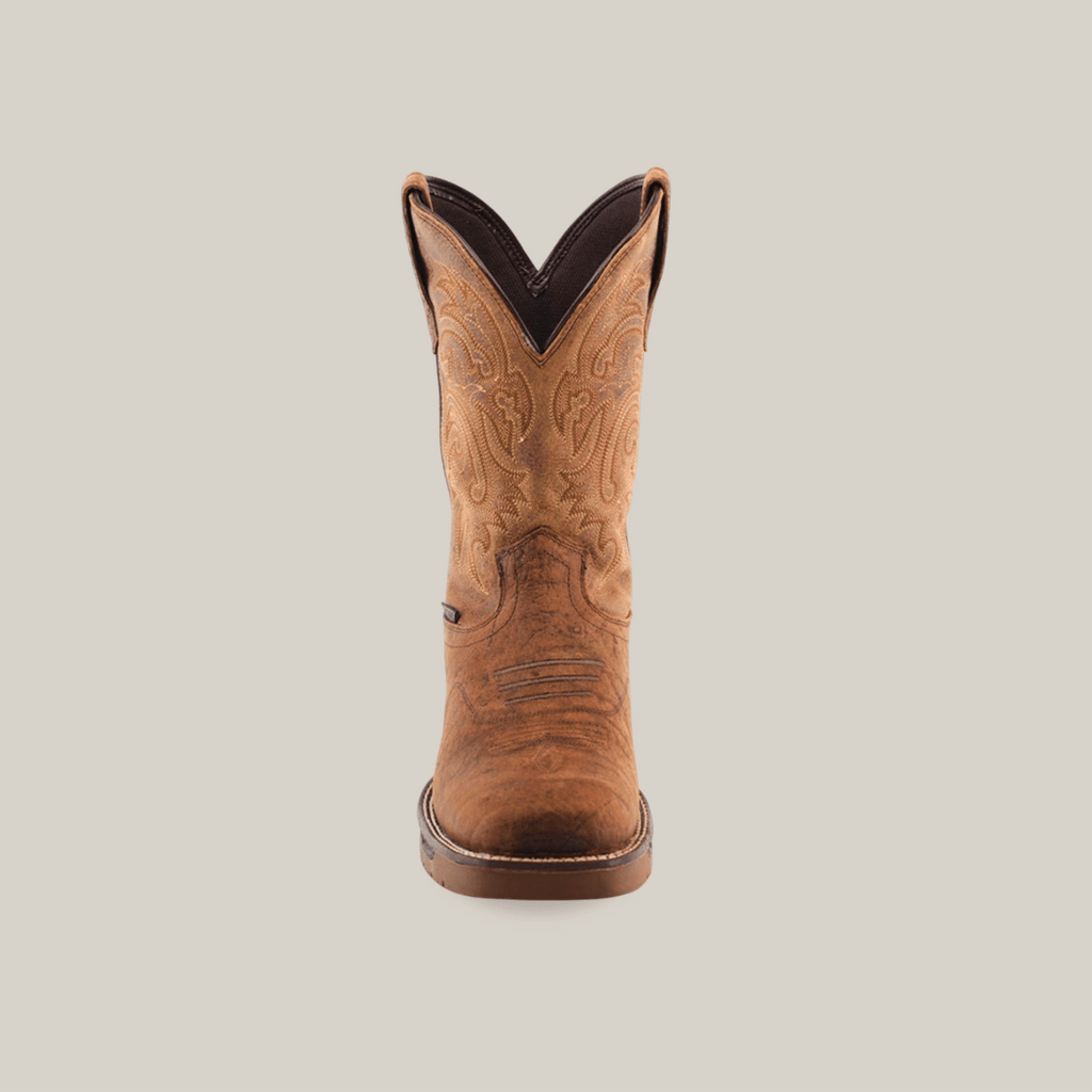 Texas Country - Tan Brown Work Boots - Composite Toe (241447) - Gomez Western Wear