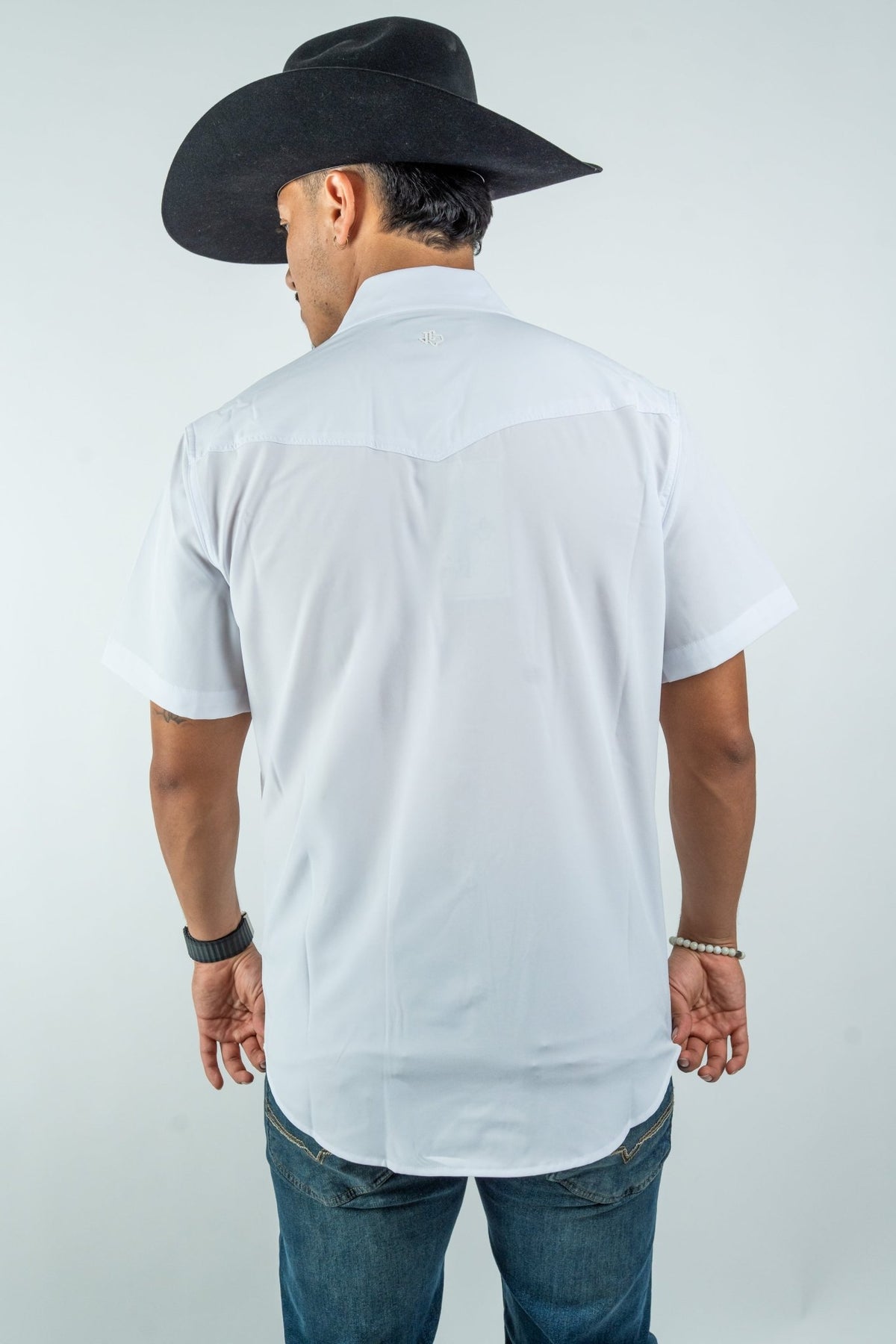 Texas Country - White Pearl Snap Short Sleeve Shirt (RT102S/T White) - Gomez Western Wear
