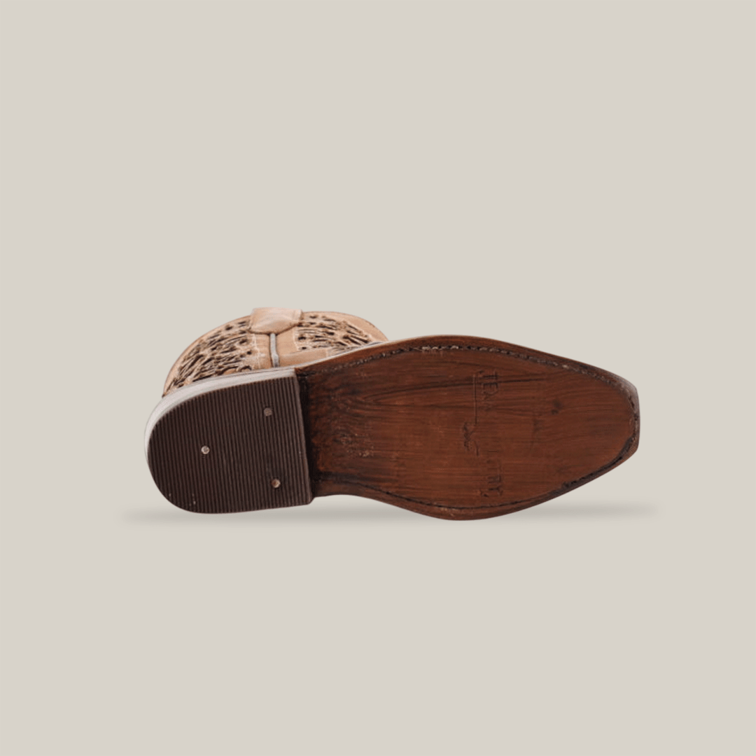 Vitralli Studs Fawn Snip Toe - Kids Boots - Gomez Western Wear