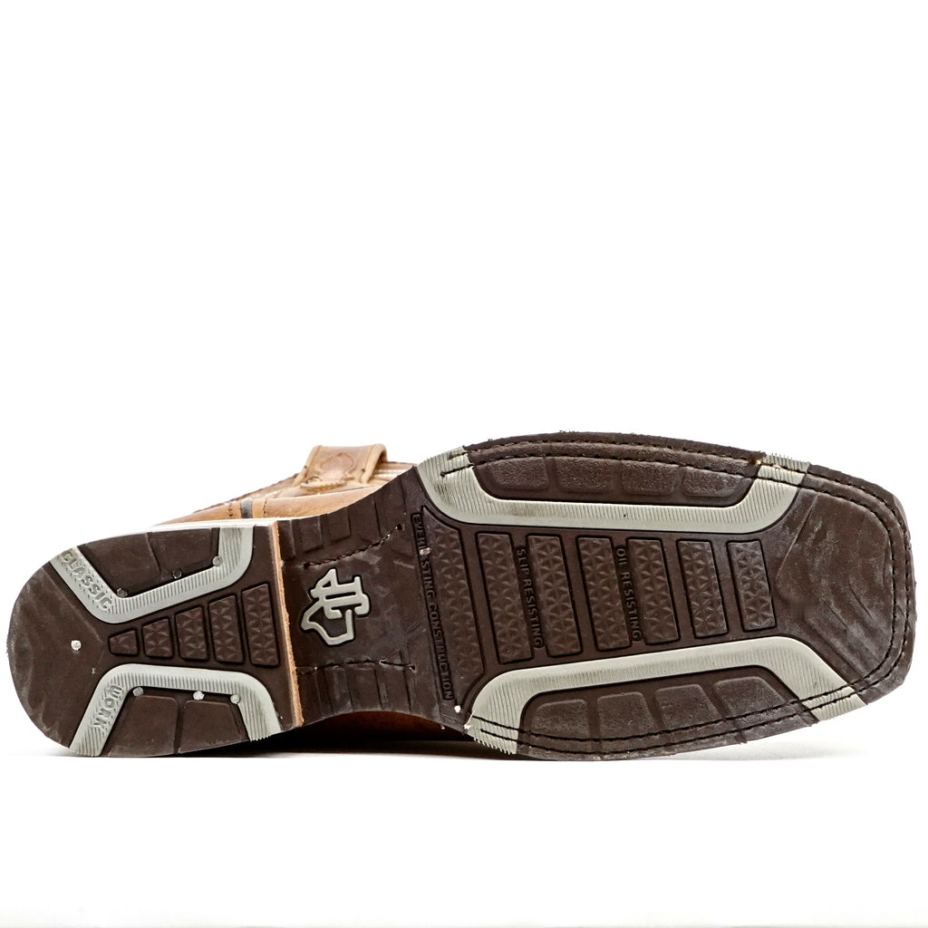 Wild Mustard Cowboy Boots - Slip-Resistant Sole - Rodeo Toe (E470) - Gomez Western Wear