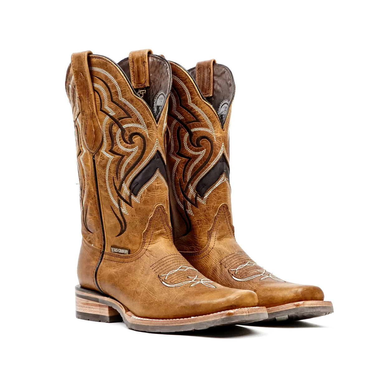 Wild Mustard Cowboy Boots - Slip-Resistant Sole - Rodeo Toe (E470) - Gomez Western Wear