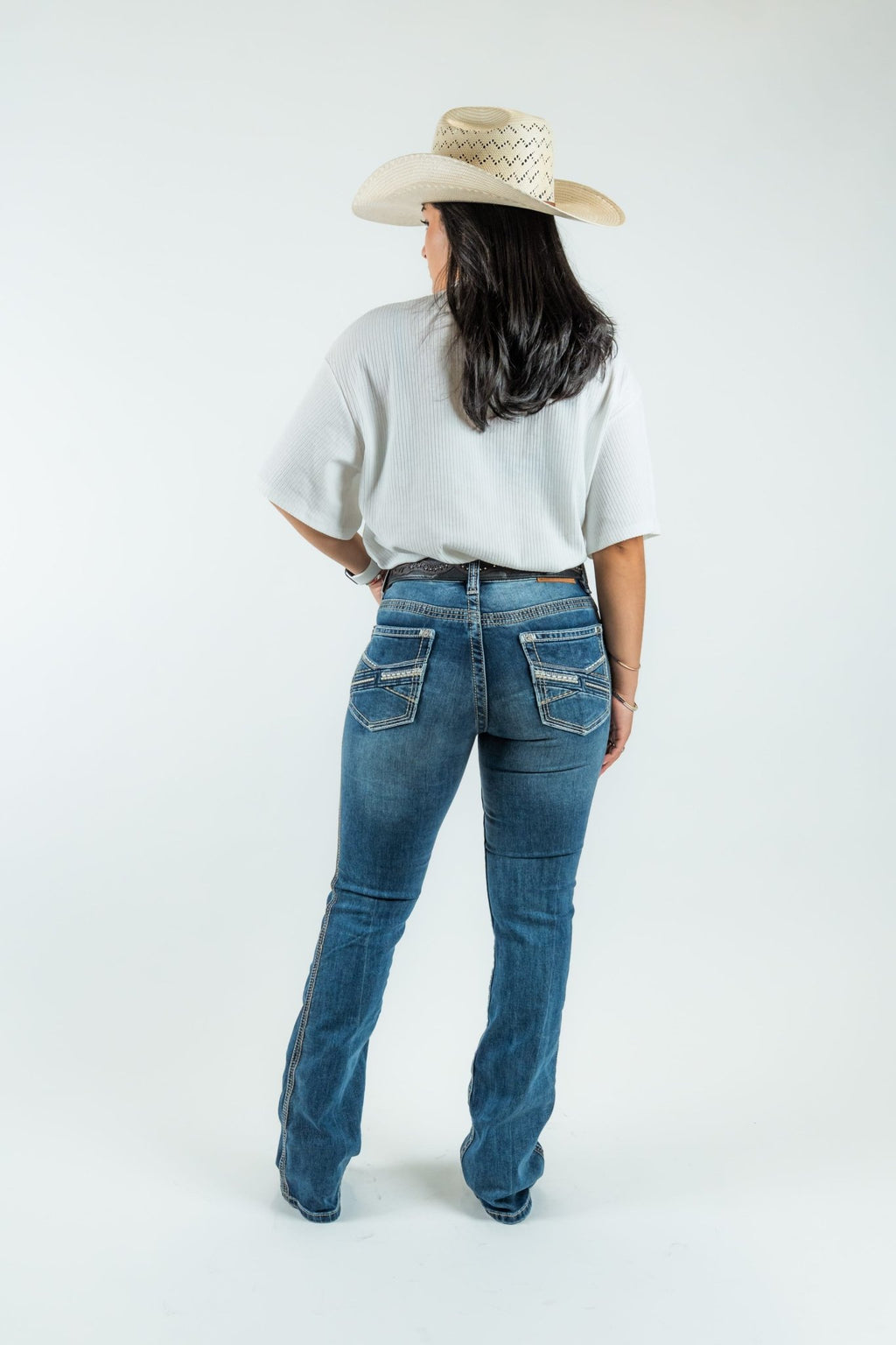 Women's Boot Cut Denim Jeans (W243-PB33) - Gomez Western Wear