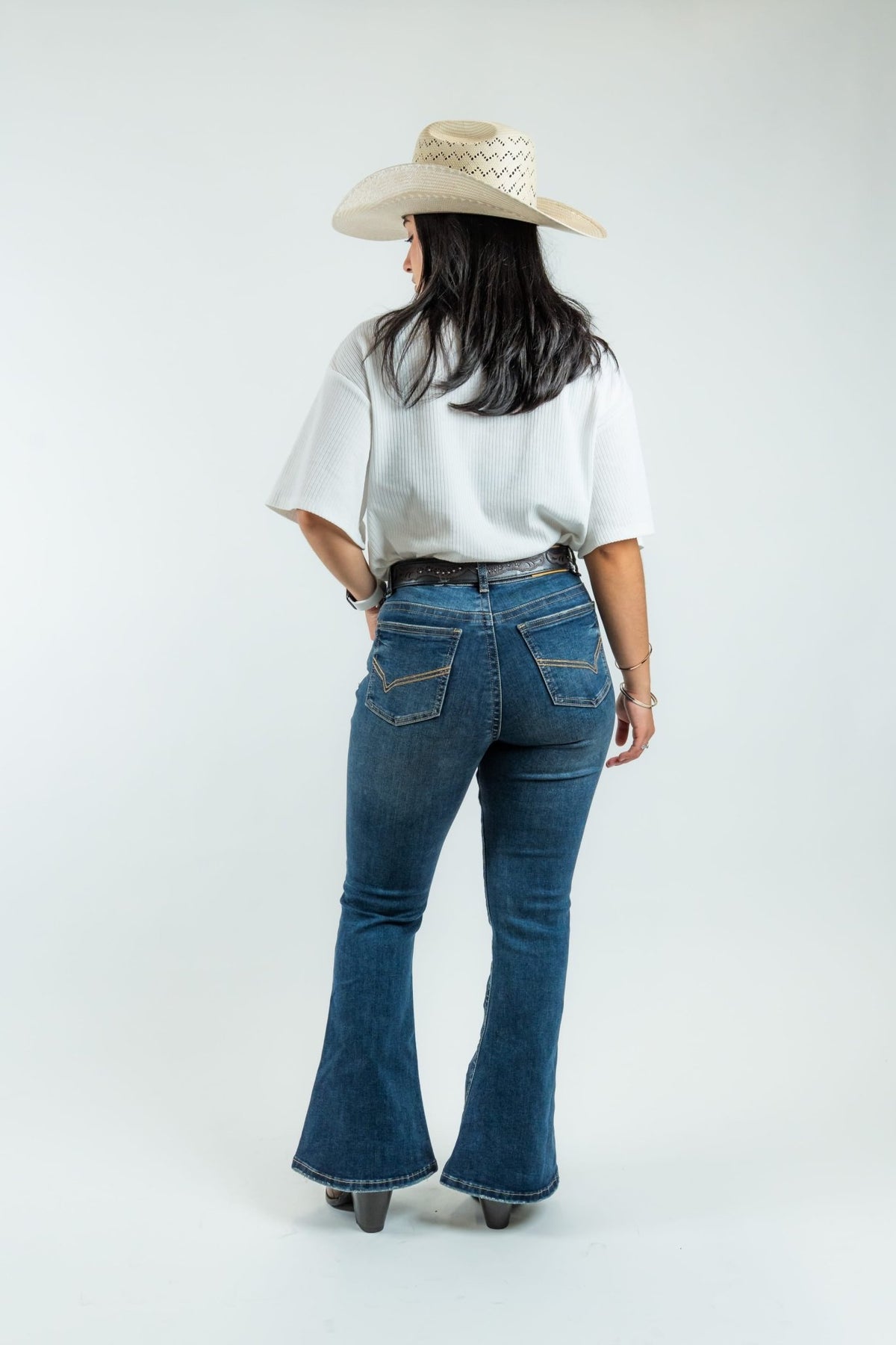 Women's High-Rise Bootcut Denim Jeans (W2371-PB) - Gomez Western Wear