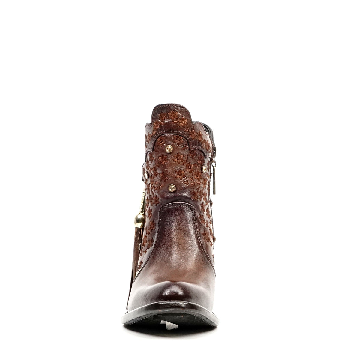Ximena Chocolate Brown Ankle Boots - J Toe - Gomez Western Wear