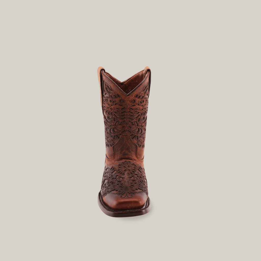 Yennis Brick Square Toe - Kids Boots - Gomez Western Wear