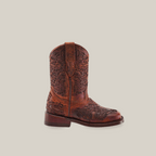Yennis Brick Square Toe - Kids Boots - Gomez Western Wear